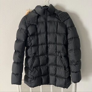 Marc New York by Andrew Marc Black Quilted Puffer Down Coat Jacket Size Large